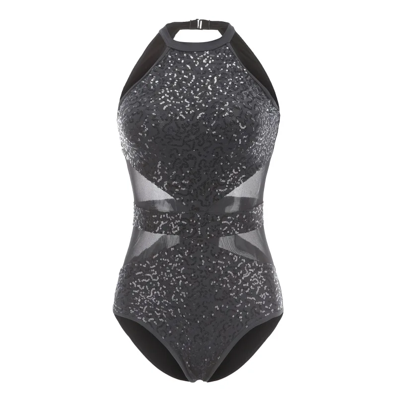 Sequins Mesh Splice Body Suit For Dance Ballet Gymnastics Practice Dance Clothes Red Sliver Black
Sequins Mesh Splice Body Suit For Dance Ballet Gymnastics Practice Dance Clothes Red Sliver Black