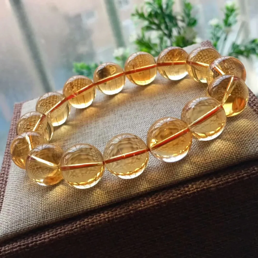 14mm Natural Yellow Citrine Quartz Crystal Bracelet Jewelry For Women Men Healing Love Luck Round Beads Gemstone Stretch AAAAA
14mm Natural Yellow Citrine Quartz Crystal Bracelet Jewelry For Women Men Healing Love Luck Round Beads Gemstone Stretch AAAAA