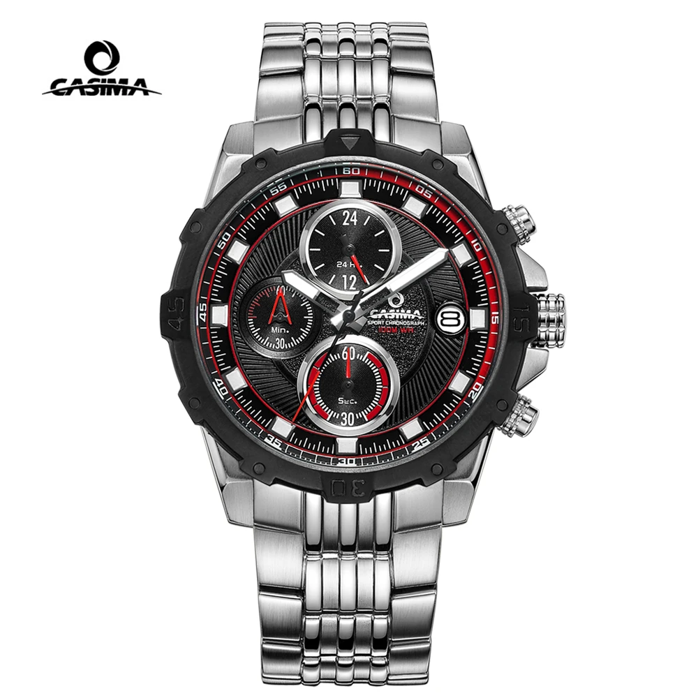 CASIMA Brand Fashion Watch Man Luxury 100M Waterproof Luminous Military Diving Chronograph Quartz Wristwatches Relogio Masculino
CASIMA Brand Fashion Watch Man Luxury 100M Waterproof Luminous Military Diving Chronograph Quartz Wristwatches Relogio Masculino