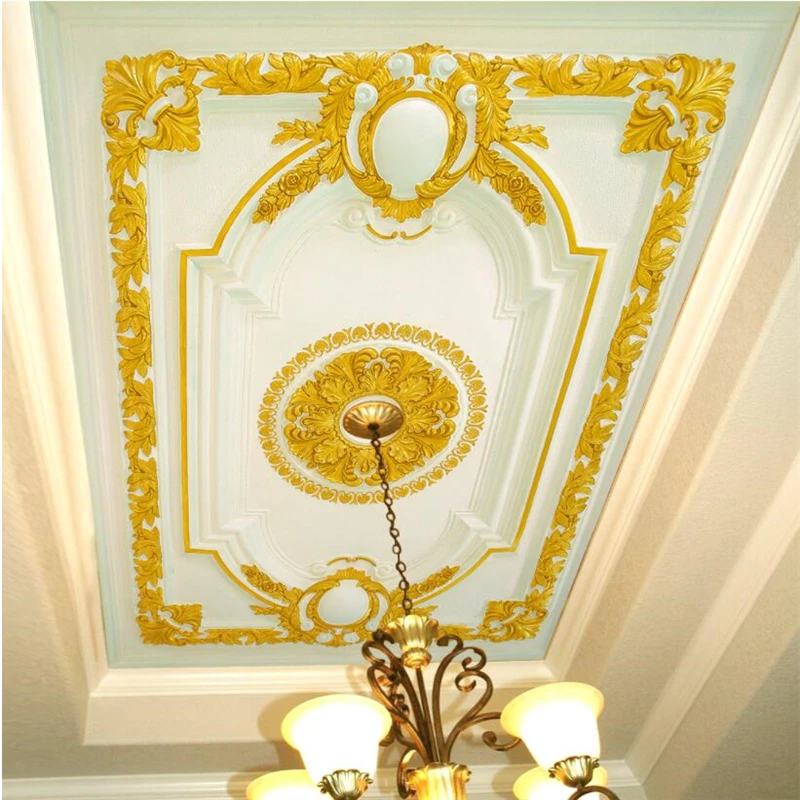 beibehang Custom 3d wall paper gold European ceiling 3d large fresco TV living room sofa background wall
beibehang Custom 3d wall paper gold European ceiling 3d large fresco TV living room sofa background wall