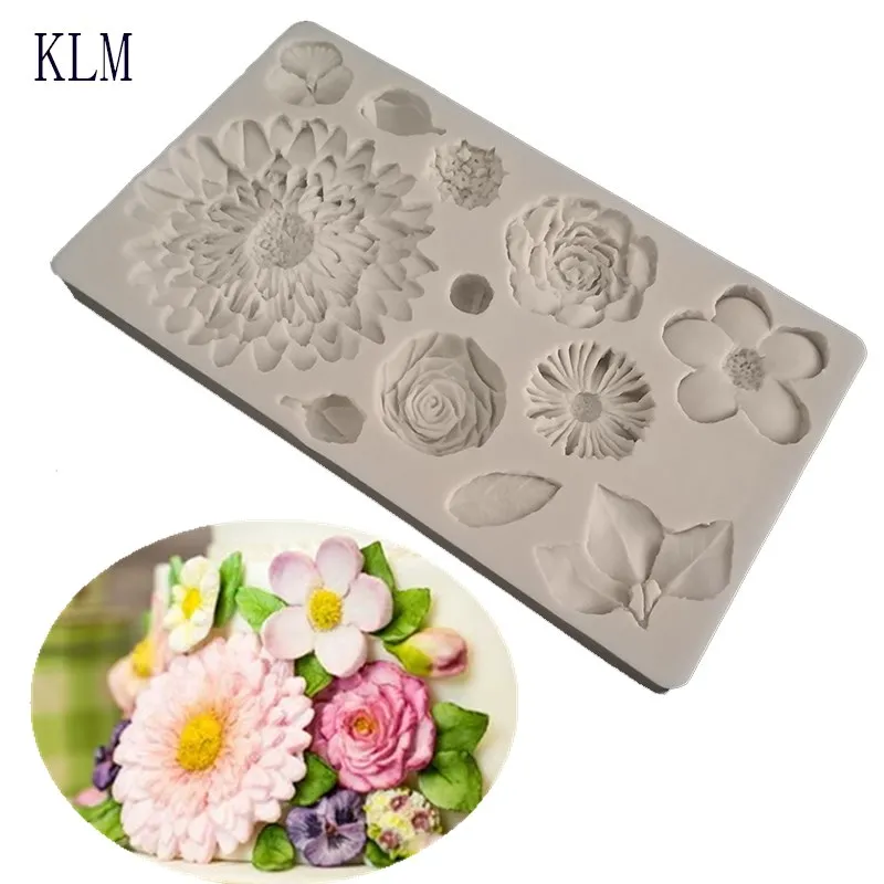 KLM-00139 Flower collection silicone mold Chrysanthemum petals chocolate cake decorating tool
KLM-00139 Flower collection silicone mold Chrysanthemum petals chocolate cake decorating tool