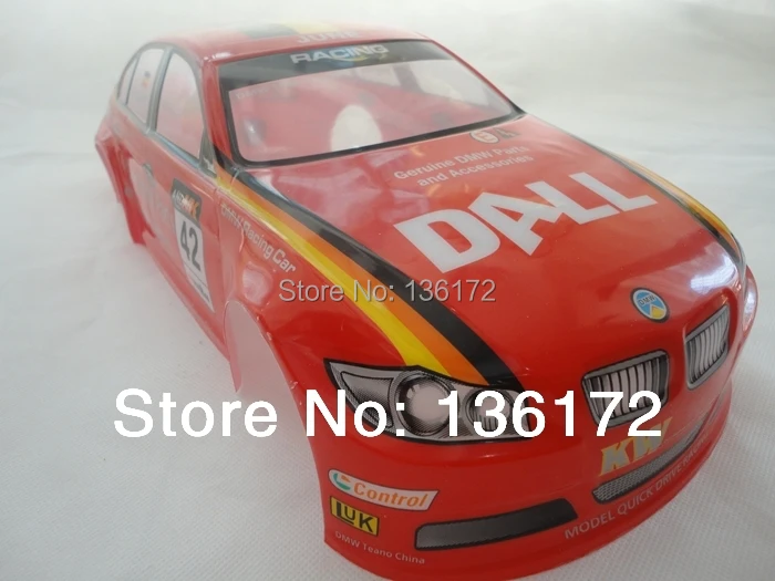 Ewellsold 1/10 R/C drift Car accessories/parts 1:10 painted racing car PVC Shell Body 190mm (No:017W)
Ewellsold 1/10 R/C drift Car accessories/parts 1:10 painted racing car PVC Shell Body 190mm (No:017W)