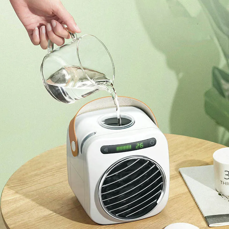 Kbxstart USB Mini Portable Air Conditioner Fan Desktop Humidification Low Noise Air Cooler Fan Conditioner 350ml Water Tank
Kbxstart USB Mini Portable Air Conditioner Fan Desktop Humidification Low Noise Air Cooler Fan Conditioner 350ml Water Tank