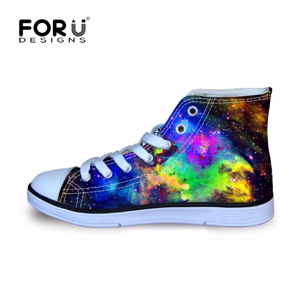 FORUDESIGNS/разноцветная прогулочная обувь в космическом стиле для маленьких