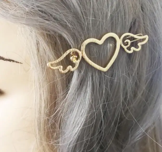 2019 Women gold Hair jewelry Accessories Love Cupid Wings Hair Clips for female free shipping
2019 Women gold Hair jewelry Accessories Love Cupid Wings Hair Clips for female free shipping