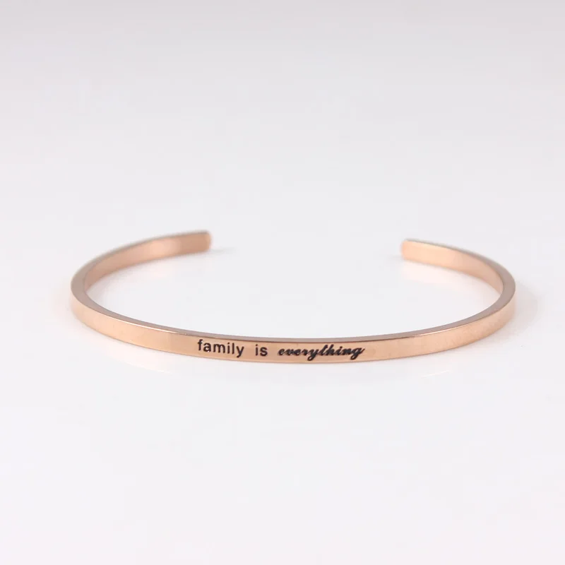 FOREVER FRIEND Rose 316L Stainless Steel Bangle Inspirational Quote Open Cuff Bracelets Mantra Bracelets Bangles
FOREVER FRIEND Rose 316L Stainless Steel Bangle Inspirational Quote Open Cuff Bracelets Mantra Bracelets Bangles