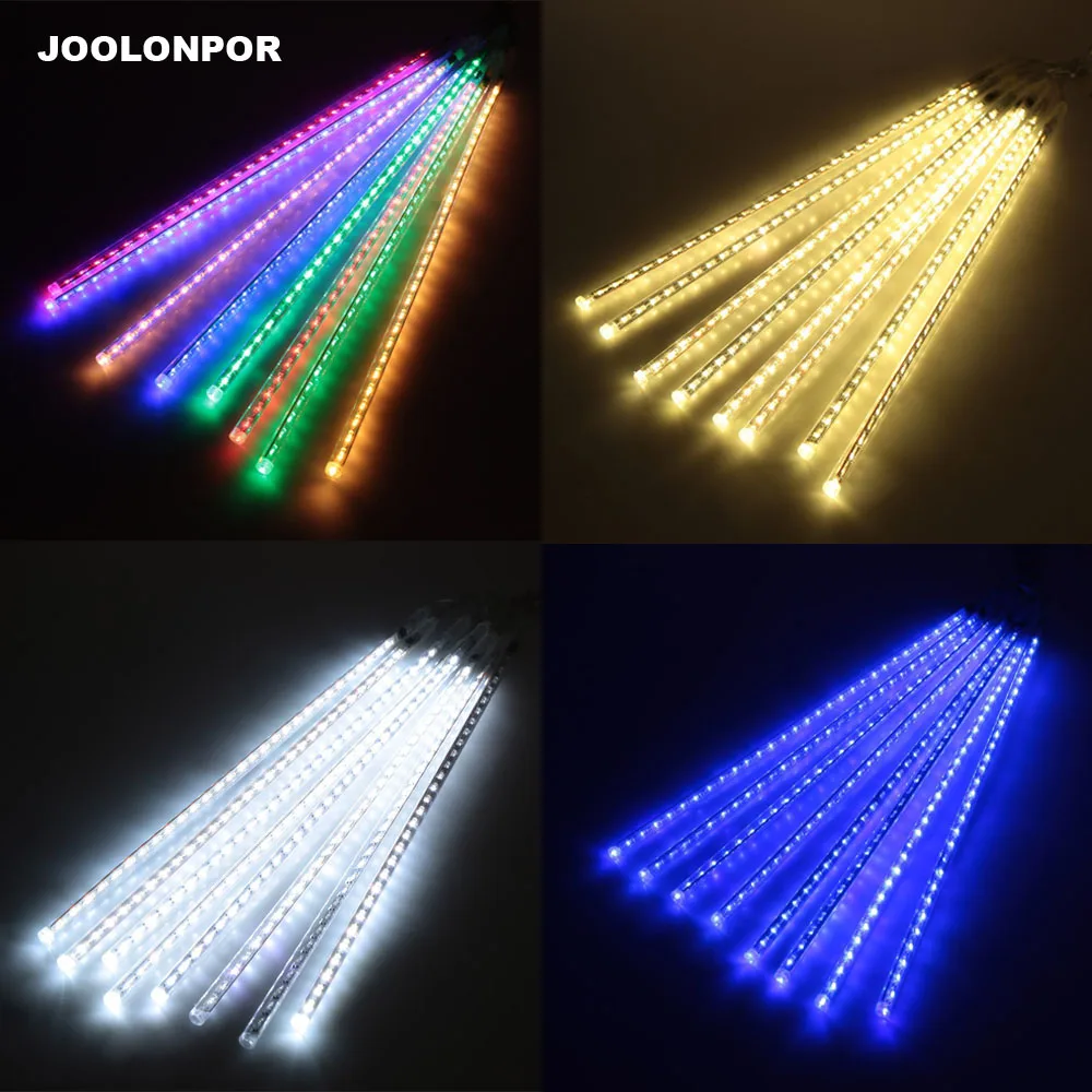 RGB Blue White Color Meteor Shower Rain Led Christmas Light Garden Xmas String Light Outdoor Lighting 20cm 30cm 50cm AC100-240V
RGB Blue White Color Meteor Shower Rain Led Christmas Light Garden Xmas String Light Outdoor Lighting 20cm 30cm 50cm AC100-240V