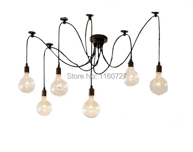 E27 Drop light Vintage Net Spider Dining Room Pendant Lights Creative Bar Pendant Lamp Fashion DIY Cafe Fairy Pendant Lamp
E27 Drop light Vintage Net Spider Dining Room Pendant Lights Creative Bar Pendant Lamp Fashion DIY Cafe Fairy Pendant Lamp