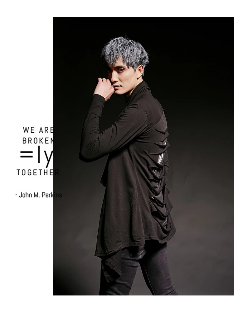 summer fashion hip hop personality streetwear homme tee shirts long sleeve back hollow out high quality men tshirt
summer fashion hip hop personality streetwear homme tee shirts long sleeve back hollow out high quality men tshirt