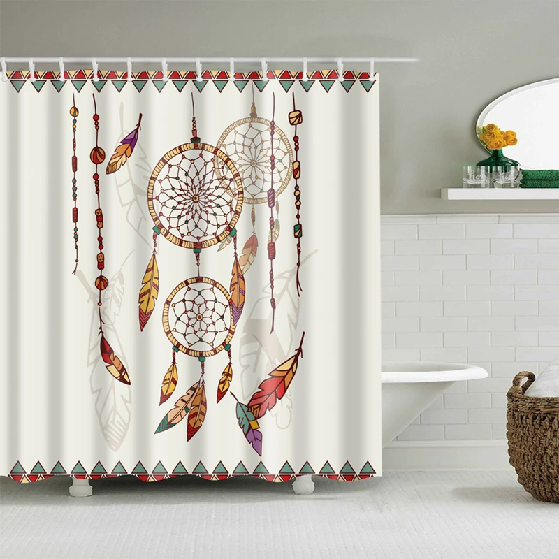 Dreamcatcher Dream Shower Curtain Mouldproof Waterproof Polyester Washable Bath Decor Shower Curtain 17
Dreamcatcher Dream Shower Curtain Mouldproof Waterproof Polyester Washable Bath Decor Shower Curtain 17