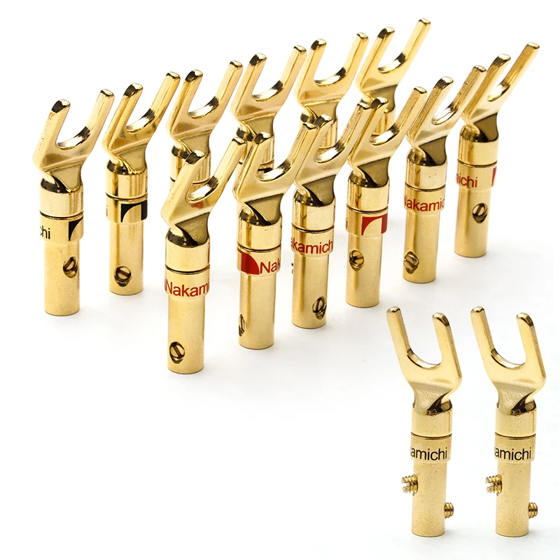 YT 12PCS Y/U- type Banana Plug Gold Plated Copper For Electrical Equipment Interpolation Cable Audio Connectors Wire Adapters
YT 12PCS Y/U- type Banana Plug Gold Plated Copper For Electrical Equipment Interpolation Cable Audio Connectors Wire Adapters