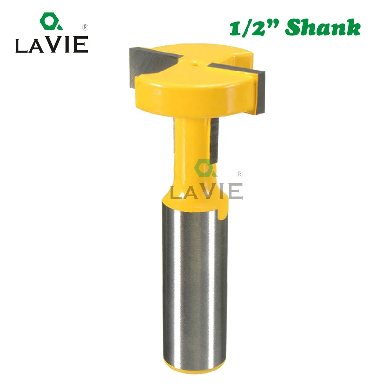 LAVIE 12mm 1/2 Inch Shank T-Slot Handle Router Bit Tungsten Carbide Slotting Straight for Wood Milling Cutter Woodworking 03003
LAVIE 12mm 1/2 Inch Shank T-Slot Handle Router Bit Tungsten Carbide Slotting Straight for Wood Milling Cutter Woodworking 03003