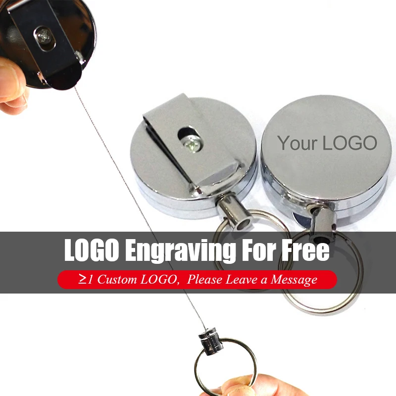 Engrave Metal Badge Retractable Pull Key Rings ID Lanyard Name Tag Card Holder Belt Clip Gift Custom LOGO Keychains Decoration
Engrave Metal Badge Retractable Pull Key Rings ID Lanyard Name Tag Card Holder Belt Clip Gift Custom LOGO Keychains Decoration