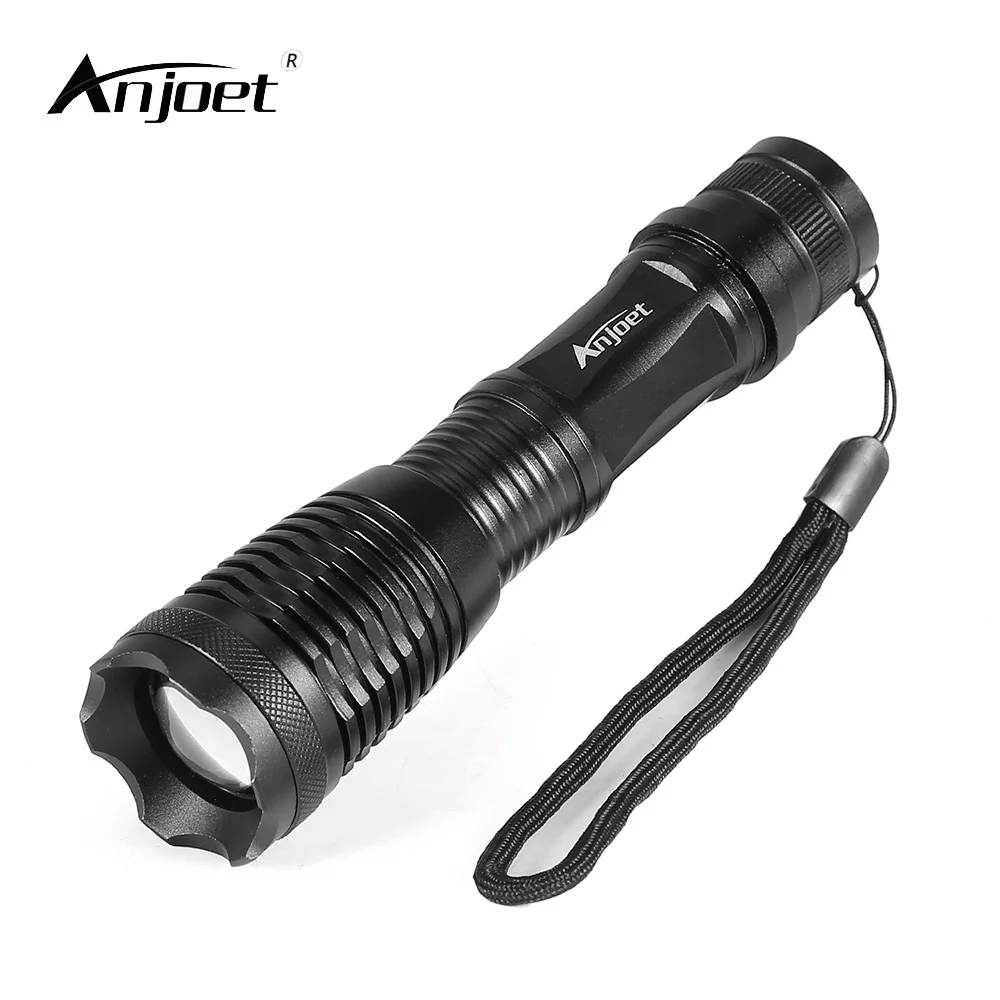 ANJOET E6 XM-L T6 светодиодный фонафонарь, масштабируемый, 5 режимов, лампе, ффонарь es, водонепроницаемая ручка светильник зарядное устройство
ANJOET E6 XM-L T6 светодиодный фонафонарь, масштабируемый, 5 режимов, лампе, ффонарь es, водонепроницаемая ручка светильник зарядное устройство