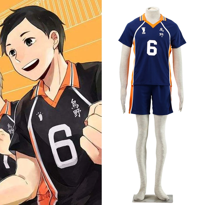 Haikyuu Косплей Karasuno школьная форма Джерси волейбол клуб косплей костюм номер 6 Мужская спортивная одежда Хэллоуин Одежда
Haikyuu Косплей Karasuno школьная форма Джерси волейбол клуб косплей костюм номер 6 Мужская спортивная одежда Хэллоуин Одежда