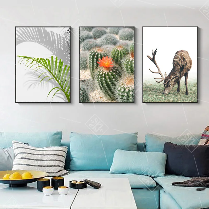 Nordic Decoration Home Painting Cactus Flower Posters And Prints Green Leaf Wall Art Canvas Picture for Living Room Decoration
Nordic Decoration Home Painting Cactus Flower Posters And Prints Green Leaf Wall Art Canvas Picture for Living Room Decoration