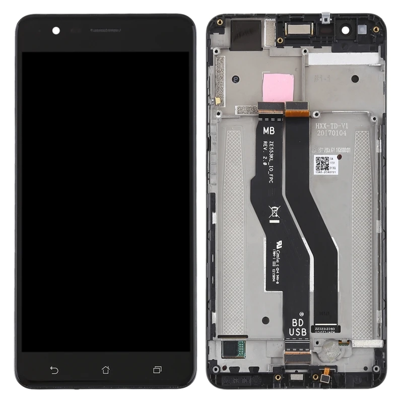 Высококачественный ЖК-экран и дигитайзер в сборе с рамкой для Asus Zenfone 3 Zoom ZE553KL
