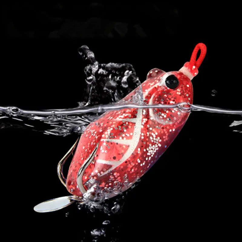 New Frog Lure Modified Snakehead Black Fish Artificial Lures Soft Bait Combat Simulation Frogs Long Cast Rise Duple Hooks 14g
New Frog Lure Modified Snakehead Black Fish Artificial Lures Soft Bait Combat Simulation Frogs Long Cast Rise Duple Hooks 14g