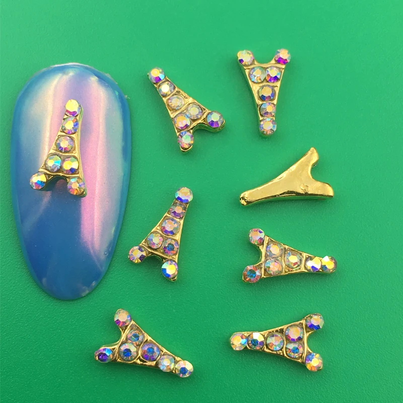 LEAMX 10 PCS/bag AB/Clear Rhinestones Nails Art Decorations Eiffel Tower Nail DIY Gems 3D Alloy Nail Diamonds Charms Girls L412
LEAMX 10 PCS/bag AB/Clear Rhinestones Nails Art Decorations Eiffel Tower Nail DIY Gems 3D Alloy Nail Diamonds Charms Girls L412
