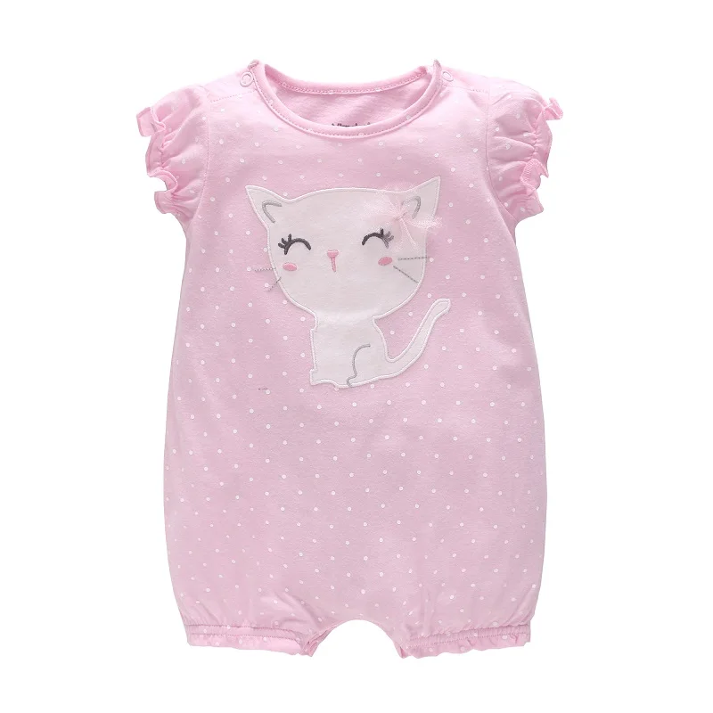 Vlinder 2018 New Baby Girls Summer Short Rompers Newborn Pajamas Snug Short Sleeves Infant Cute Cat Polka dots Jumpsuit
Vlinder 2018 New Baby Girls Summer Short Rompers Newborn Pajamas Snug Short Sleeves Infant Cute Cat Polka dots Jumpsuit