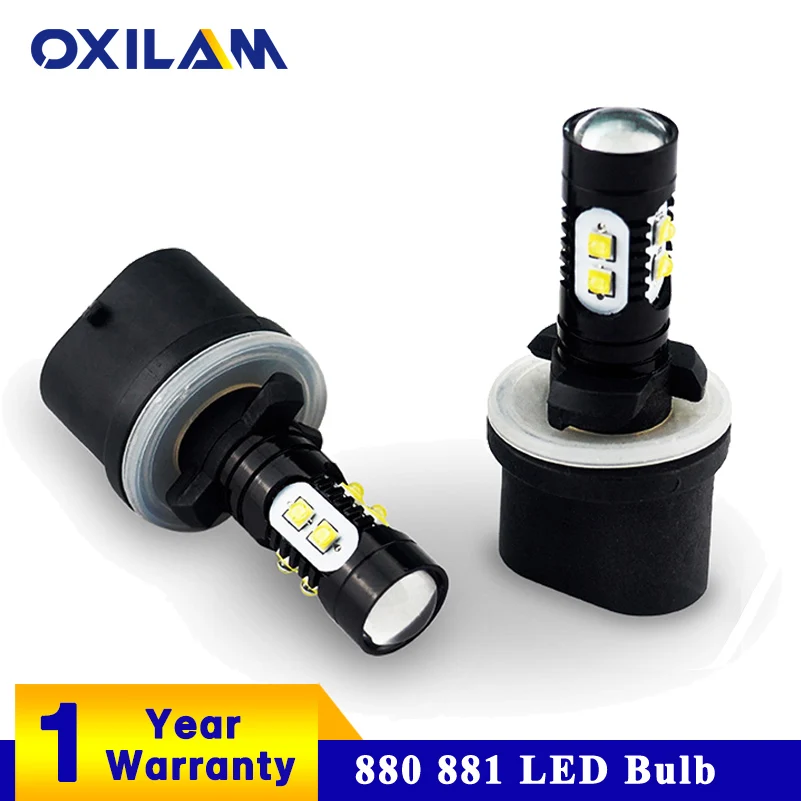 OXILAM 2Pcs 880 881 H27 LED Car Fog Lights Bulb DRL 6000K White For Ford Chevrolet Hyundai Kia Mazda Mitsubishi Nissan Volvo GMC
OXILAM 2Pcs 880 881 H27 LED Car Fog Lights Bulb DRL 6000K White For Ford Chevrolet Hyundai Kia Mazda Mitsubishi Nissan Volvo GMC