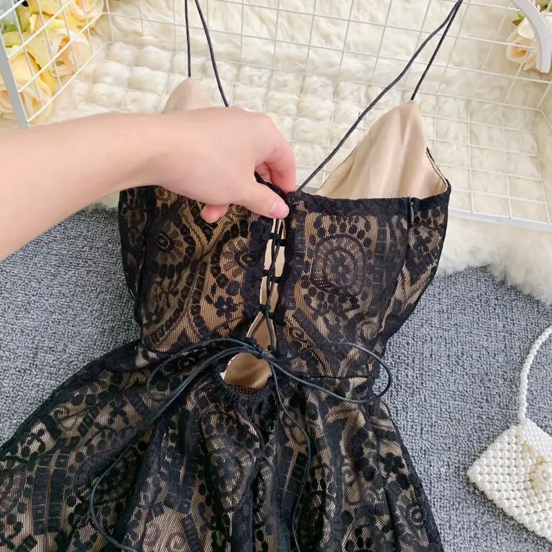 2019 new fashion women's dresses Holiday style sexy backless dress V-neck sleeveless cross strap
2019 new fashion women's dresses Holiday style sexy backless dress V-neck sleeveless cross strap