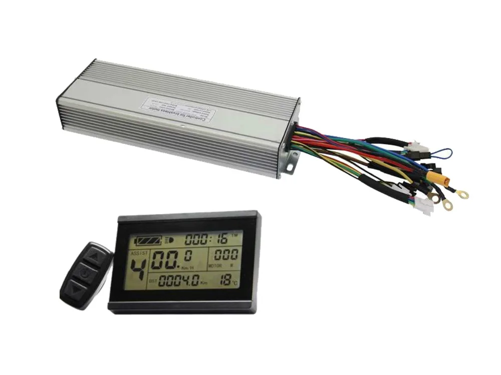 ConhisMotor 36V 48V 1200W Brushless Ebike Controller DC Sine Wave Silver 35A Regenerative Reverse Function +KT LCD3 Display
ConhisMotor 36V 48V 1200W Brushless Ebike Controller DC Sine Wave Silver 35A Regenerative Reverse Function +KT LCD3 Display