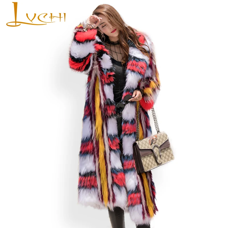 LVCHI Fashion Knitted Women's fur coats from natural fur Autumn&Winter Fox Fur Maxi Slim Women's clothing Shuba Jacket
LVCHI Fashion Knitted Women's fur coats from natural fur Autumn&Winter Fox Fur Maxi Slim Women's clothing Shuba Jacket