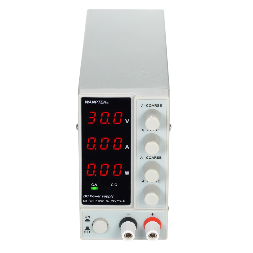 30V 10A LED Digital Switching DC Power Supply Voltage Regulators Lab Repair Tool Adjustable 0-230V Power Source
30V 10A LED Digital Switching DC Power Supply Voltage Regulators Lab Repair Tool Adjustable 0-230V Power Source