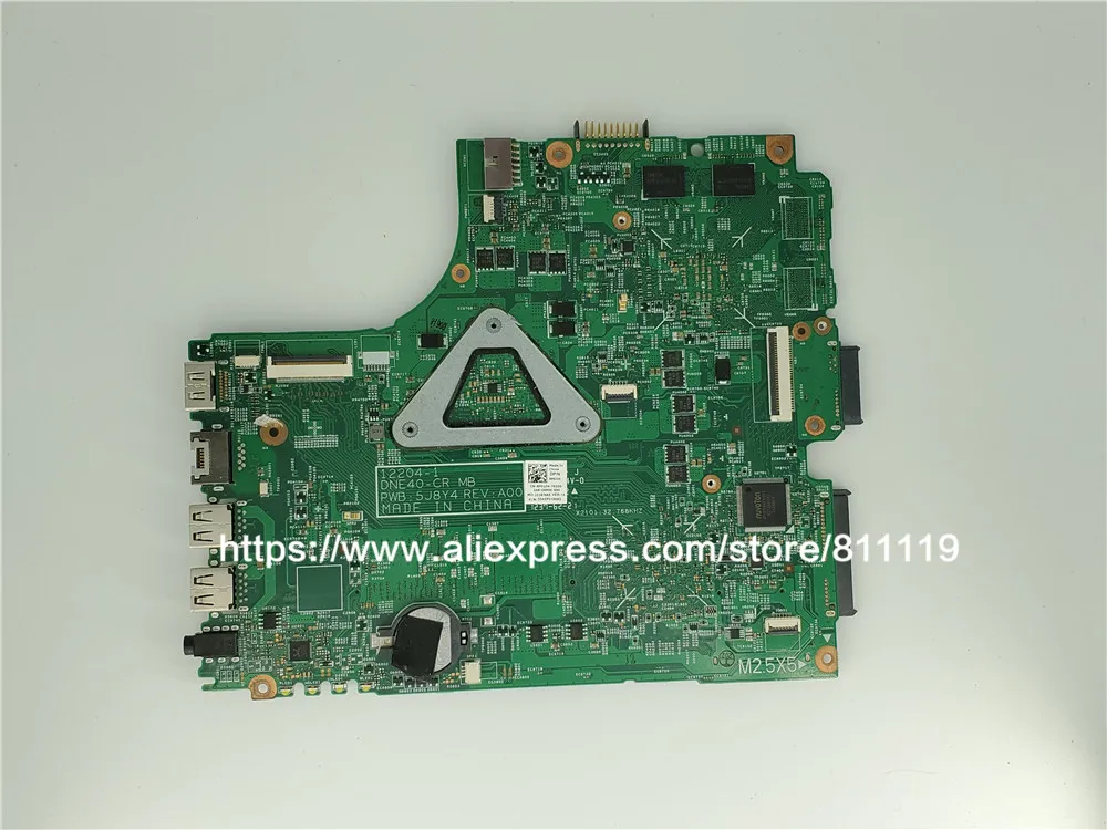 Материнская плата для ноутбука Dell Inspiron 14 3421, модель XP0104 12204-1 с vga на плате
Материнская плата для ноутбука Dell Inspiron 14 3421, модель XP0104 12204-1 с vga на плате