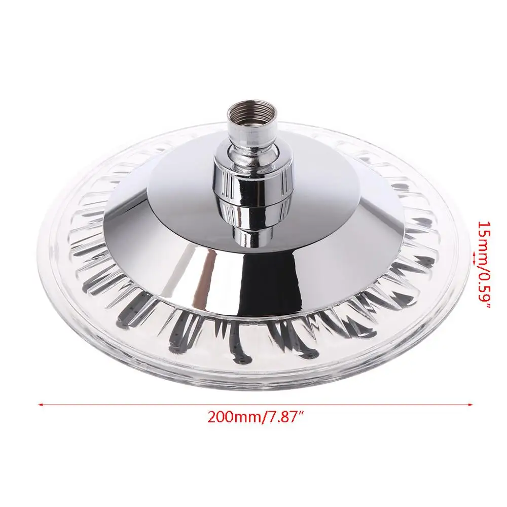 8" Bathroom 7 Colors Automatic LED Light Changing Round Top Shower Head Bath Rainfall
8" Bathroom 7 Colors Automatic LED Light Changing Round Top Shower Head Bath Rainfall