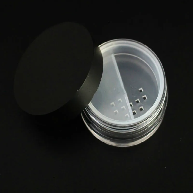 10pcs/Lot Plastic Loose Powder Jar Rotating Sifter Black Cap Nail Glitter Packaging Box Empty Round Cosmetic Powder Case 20g
10pcs/Lot Plastic Loose Powder Jar Rotating Sifter Black Cap Nail Glitter Packaging Box Empty Round Cosmetic Powder Case 20g
