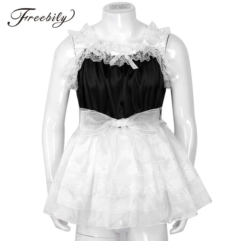 Adult Baby Mens Sissy Babydoll Crossdress Ruffled Lace Tulle Dress with Waist Belt Gay Male Night Club Costume Mini Dress
Adult Baby Mens Sissy Babydoll Crossdress Ruffled Lace Tulle Dress with Waist Belt Gay Male Night Club Costume Mini Dress
