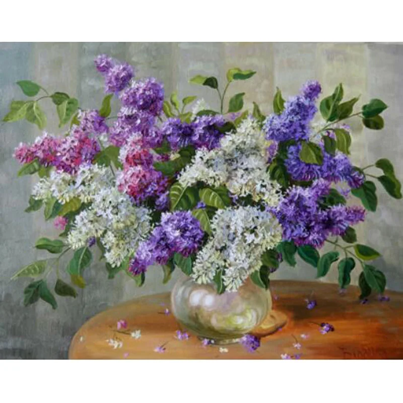 YIKEE Diamond Painting Flowers Lilacs Full Square Rhinestones Pictures Cross Stitch Mosaic House h1943
YIKEE Diamond Painting Flowers Lilacs Full Square Rhinestones Pictures Cross Stitch Mosaic House h1943