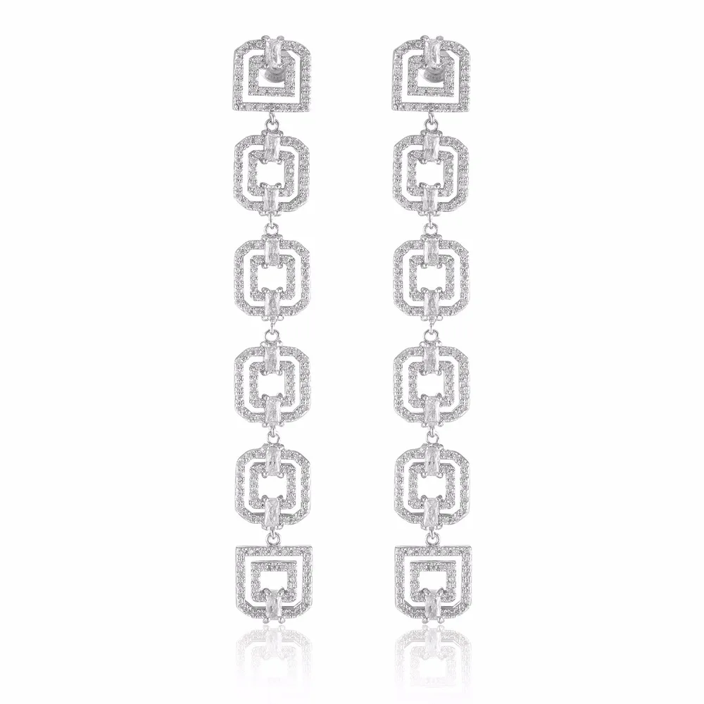 GrayBirds Vintage Design Square Long Drop Earrings For Women Engagement Gifts Luxury Jewelry For Girls MLE048 
GrayBirds Vintage Design Square Long Drop Earrings For Women Engagement Gifts Luxury Jewelry For Girls MLE048