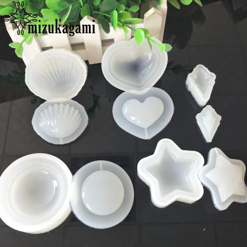 UV Resin Jewelry Liquid Silicone Mold Heart Star Round Circle Scallops Charms Resin Molds For DIY Pendant Charms Making Jewelry
UV Resin Jewelry Liquid Silicone Mold Heart Star Round Circle Scallops Charms Resin Molds For DIY Pendant Charms Making Jewelry