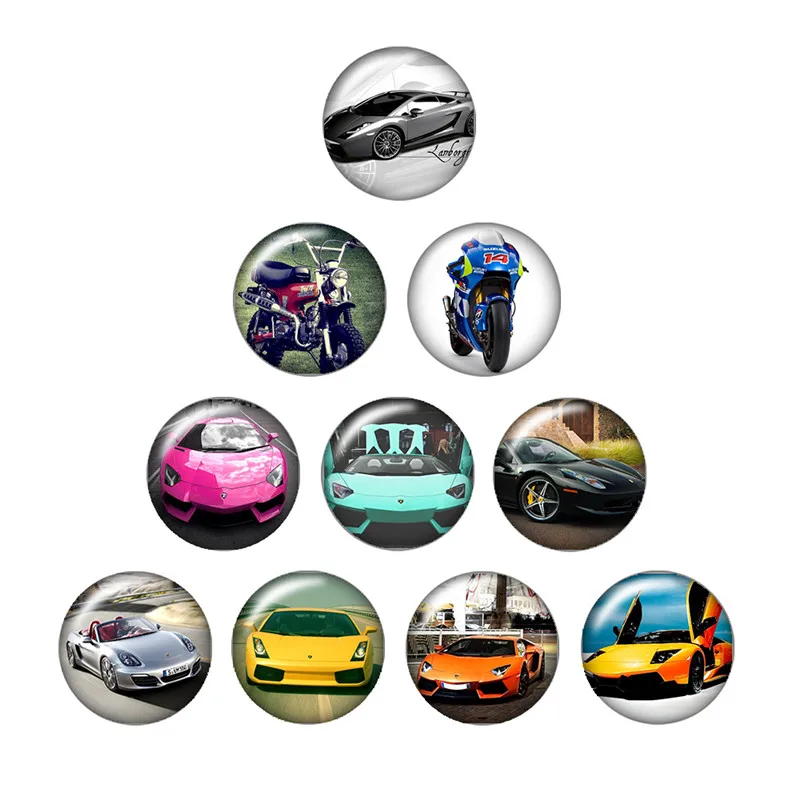 Car Motorcycle 10pcs mixed 12mm/16mm/18mm/25mm Round photo glass cabochon demo flat back Making findings
Car Motorcycle 10pcs mixed 12mm/16mm/18mm/25mm Round photo glass cabochon demo flat back Making findings