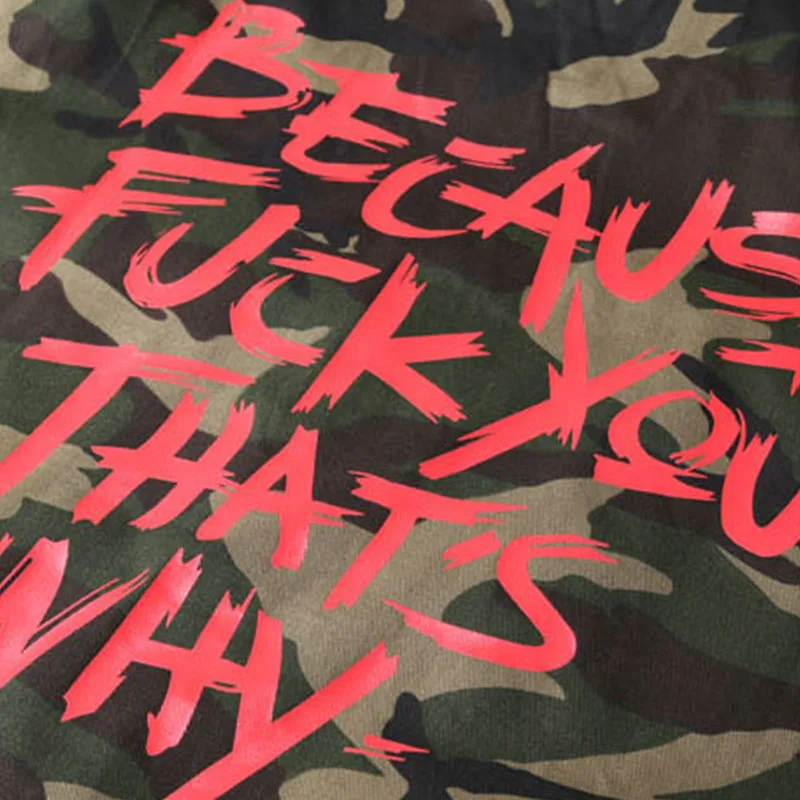 Men Hip Hop Hooded Camouflage Jacket With Letters Printed At Back Mens Hiphop Skateboarder Jackets Camo Pattern Funky Coat
Men Hip Hop Hooded Camouflage Jacket With Letters Printed At Back Mens Hiphop Skateboarder Jackets Camo Pattern Funky Coat
