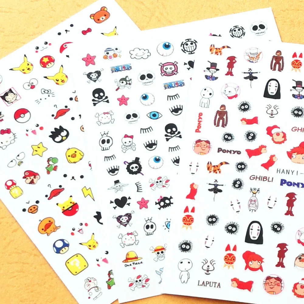 Newest HANYI-066 67 69 Cartoon design 3d sticker nail back glue nail decals DIY decoration tools
Newest HANYI-066 67 69 Cartoon design 3d sticker nail back glue nail decals DIY decoration tools