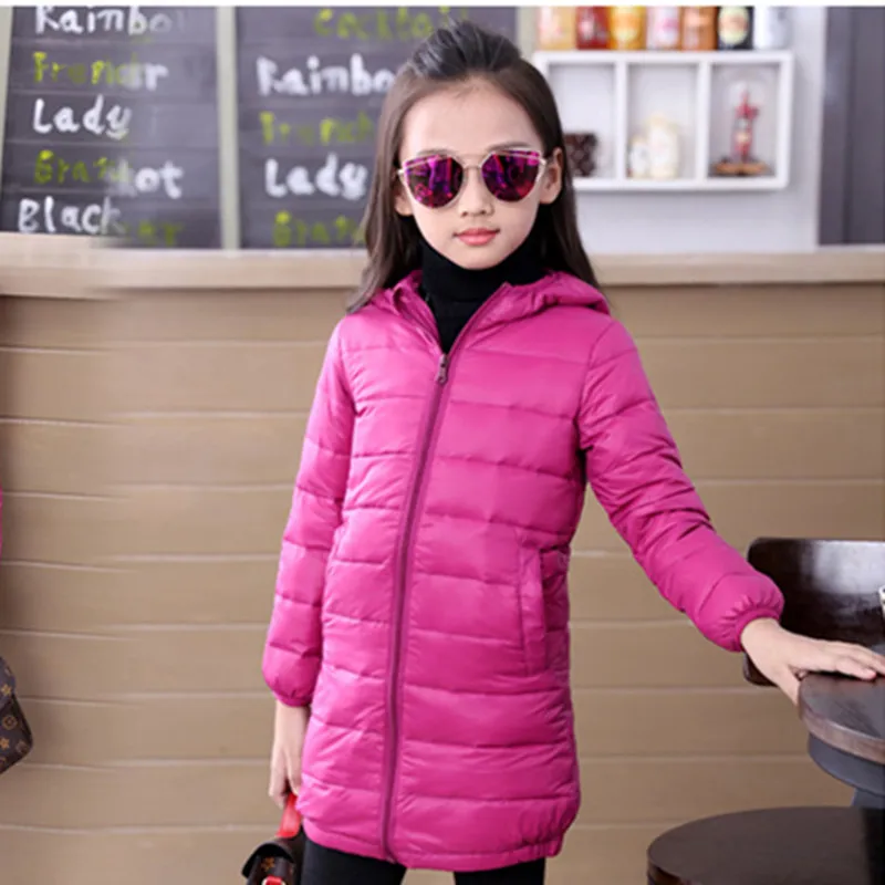 ACE LOVE Brand 2019 Fashion Children's Down Parkas Jackets Coats Cotton-padded Girls Warm Winter Coat Jacket Children Outerwear