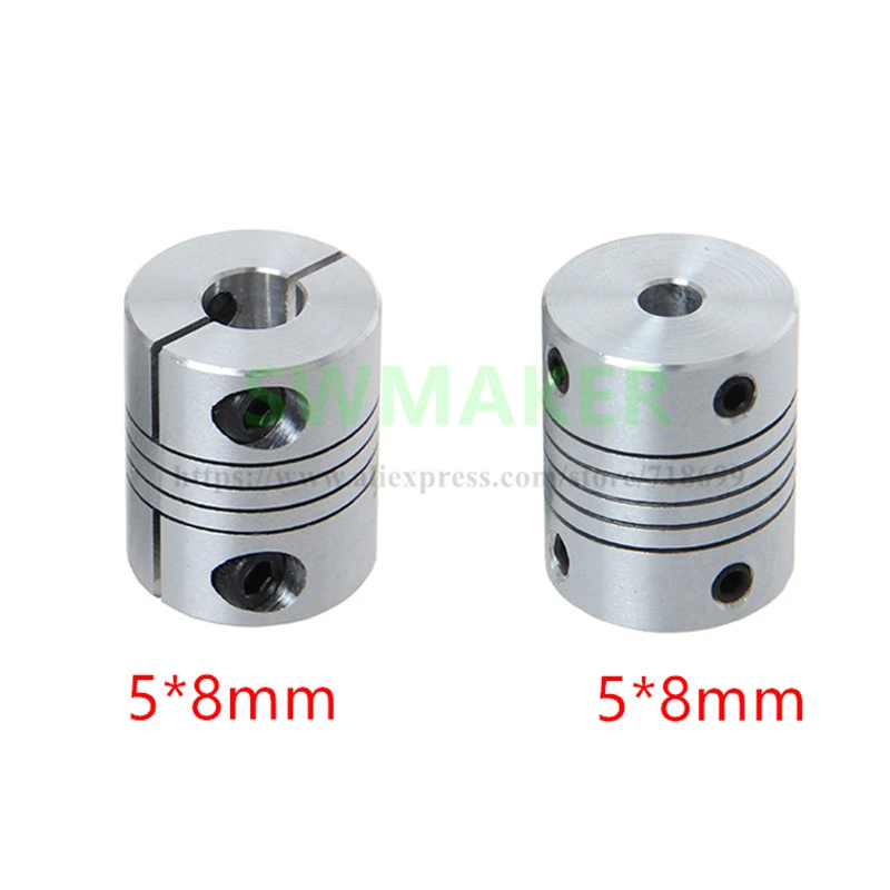 Top wire + clamp Z shaft stepper motor elastic coupling 5*8*25mm Precise Flexible Coupling 3D printer accessories
Top wire + clamp Z shaft stepper motor elastic coupling 5*8*25mm Precise Flexible Coupling 3D printer accessories