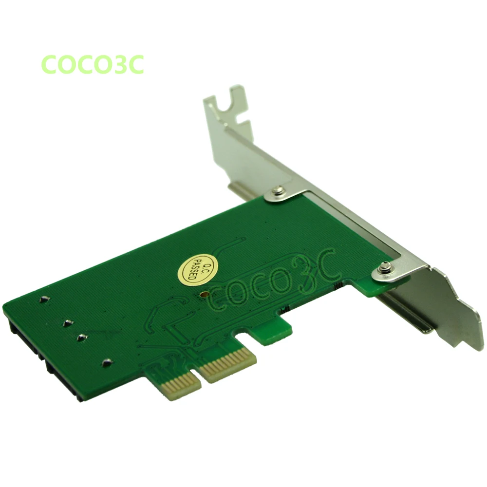 Internal 2 Ports SATA 6Gbps PCI Express Controller Card with Low profile Bracket PCI-e 1x to Dual SATA 3.0 Port Adapter ASM1061
Internal 2 Ports SATA 6Gbps PCI Express Controller Card with Low profile Bracket PCI-e 1x to Dual SATA 3.0 Port Adapter ASM1061