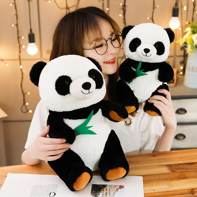 25-50cm Cartoon Cute Panda with Bamboo Plush Toy Stuffed Soft Kawaii Animal Doll Pillow for Kids Baby Children Girls Lovely Gift
25-50cm Cartoon Cute Panda with Bamboo Plush Toy Stuffed Soft Kawaii Animal Doll Pillow for Kids Baby Children Girls Lovely Gift