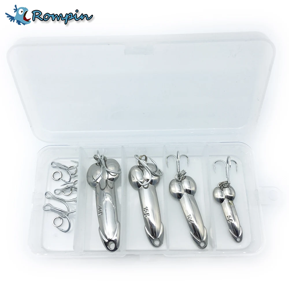 Rompin 4pcs/lot Fishing Lures DD Spoon Bait Metal Lure Kit iscas artificias Hard Bait 5g 10g 15g 20g Bass Pike Bait Fishing Geer
Rompin 4pcs/lot Fishing Lures DD Spoon Bait Metal Lure Kit iscas artificias Hard Bait 5g 10g 15g 20g Bass Pike Bait Fishing Geer