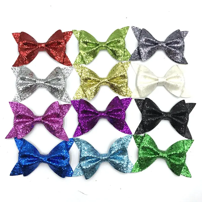 12pcs/lot 4.2" Leather Bow Without Clips For Headband Glitter Leather Hairbows DIY Hair Accessories Headwear Bandeau
12pcs/lot 4.2" Leather Bow Without Clips For Headband Glitter Leather Hairbows DIY Hair Accessories Headwear Bandeau