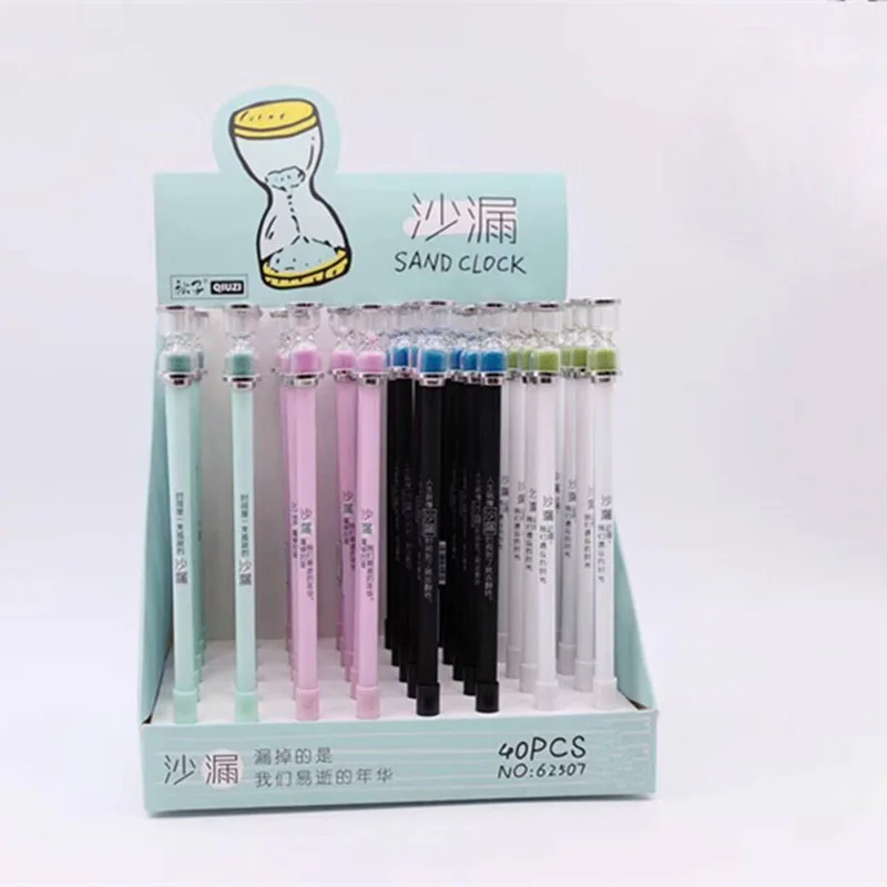 2 Pcs Glass Sand Clock Gel Pen Rollerball Pen School Office Supply Student Stationery Black Ink 0.5mm
2 Pcs Glass Sand Clock Gel Pen Rollerball Pen School Office Supply Student Stationery Black Ink 0.5mm