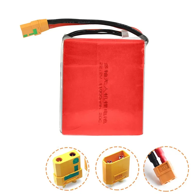 6S 22.2V 11000mah 20C Special Lipo Battery for Rc Model Aircraft Plant Protection Machine Rc Quadcopter Airplane Drone
6S 22.2V 11000mah 20C Special Lipo Battery for Rc Model Aircraft Plant Protection Machine Rc Quadcopter Airplane Drone
