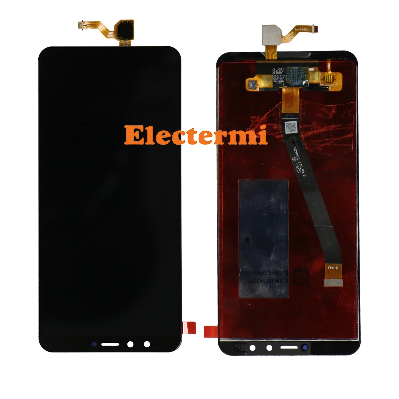 ELECTERMI 3 шт. черный ЖК дисплей стеклянная панель для Huawei Y9 2018 кодирующий