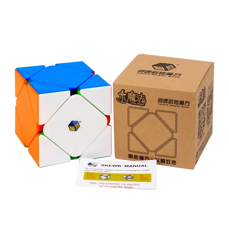 YUXIN Little Magic Professtional Stickerless Skew Magic Cube Speed Puzzle Cube Educational Toys cubo magico 56mm
YUXIN Little Magic Professtional Stickerless Skew Magic Cube Speed Puzzle Cube Educational Toys cubo magico 56mm