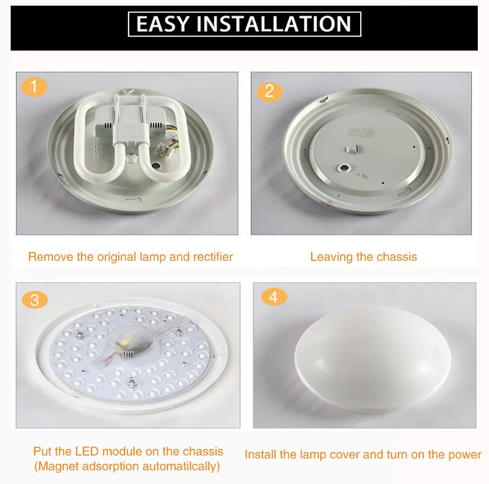 Led Module Light AC/DC 12V 24V 36V 50V 24W Energy Saving Replace Ceiling Lamp Lighting Source Convenient Installation
Led Module Light AC/DC 12V 24V 36V 50V 24W Energy Saving Replace Ceiling Lamp Lighting Source Convenient Installation
